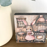Sweet Wooden Block - Bunny Kitchen