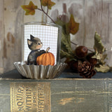 Sweet Votive Candle Holder - Little Black Cat - Halloween 25
