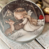 Christmas Tin - Angel and Deer