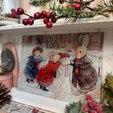 Glass Chopping/Serving Board  - Foxwood Tales - Winter Wonderland