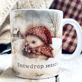 Snowdrop Season 11oz Ceramic Mug