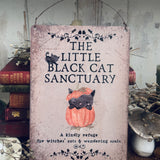 Aluminium Sign - The Little Black Cat Sanctuary