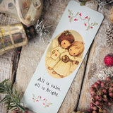 Christmas Collection Bookmark - All Is Calm, All Is Bright