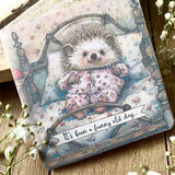 Cute Little Handmade Square Notebook - It’s Been A Funny Old Day