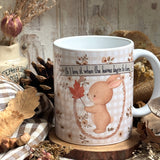 11oz Ceramic Mug - Oh I love it when the leaves begin to turn