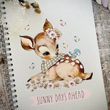 A5 Spiral Bound Notebook - Sunny Days Ahead