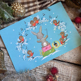 Christmas Postcard - The Rabbit’s Choir - Mary Adair S855