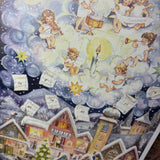 Beautiful Nostalgic Traditional Advent Calendar - Angels Above  - #15