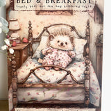 A4 Wooden Picture Board - Bed & Breakfast