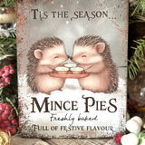 Aluminium Sign - Mince Pies