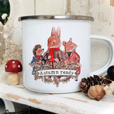 Foxwood Tales - 12oz Enamel Mug - Autumn Ready