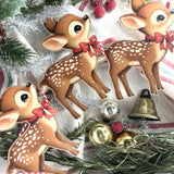 Sweet Little Vintage Deer Garland