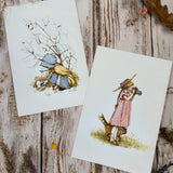 Holly Hobbie - The World Of Holly Hobbie Postcard Collection In Tin
