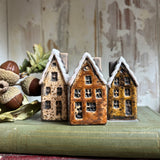 Little Autumn Houses - Set of 3
