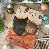 Christmas A5 Wooden Picture Board - Merry and Bright