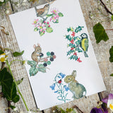 Postcard - Four Seasons (Wren & Blossom) - Molly Brett