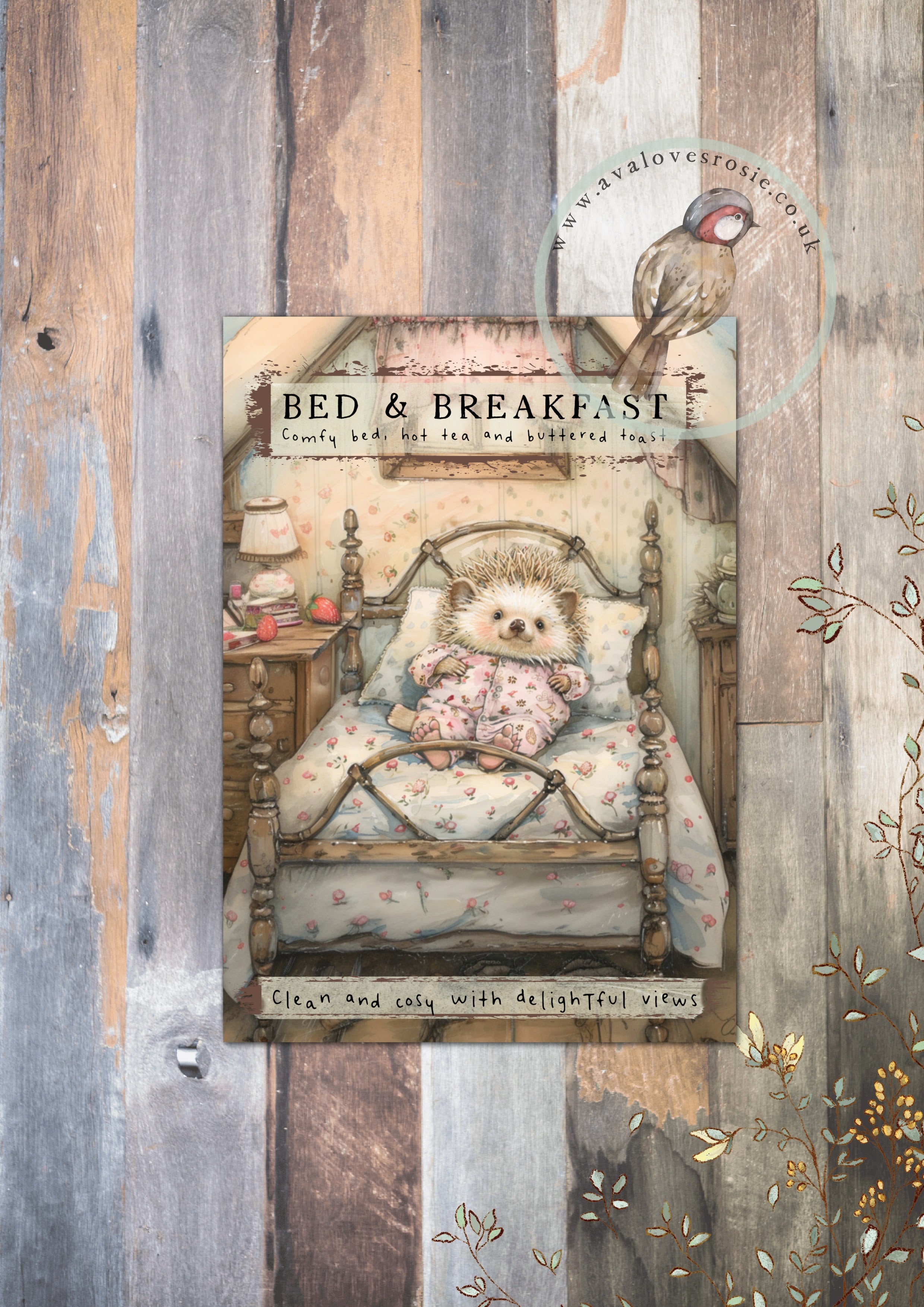 7 Little Prints - A6 Size - Cosy Days