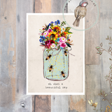 Little Print - A6 Size - Oh What a Beautiful Day