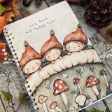 A5 Spiral Bound Notebook - Cosy Days Are Happy Days