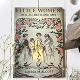 Little Women Vintage Book Cover A5 Wooden Board