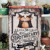 A4 Aluminium Sign - Little Mouse Apothecary - Halloween 25