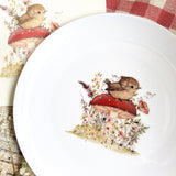 Cute 8” Ceramic Plate - Little Wren