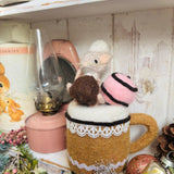 Little Mouse Christmas Bakery - Felt Mouse In Mug