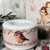 Sweet Little Ceramic Tea Light Holder - Robin
