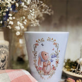 Sweet Little Plant Pot - Birdsong and Bluebell Bunny