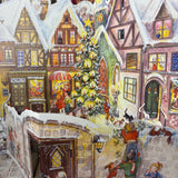 Beautiful Nostalgic Traditional Fold-Out Advent Calendar - Around The Christmas Tree - #555