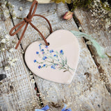 Sweet Little Ceramic Heart - Love Lives On