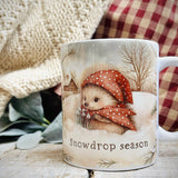 Snowdrop Season 11oz Ceramic Mug