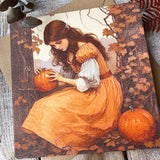 Once Upon A Time…’ Square Greeting Card #AU49