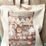 Little Burrow Craft Market Tote Bag