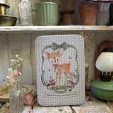 Cute Tin Little Tin - Little Fawn - Happiest In My Own Little World