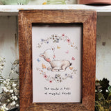 The World Is Full Of Magical Things Little Lamb Framed Picture