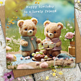 Beary Stories Greetings Card #10 Lovely Friend