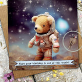 Beary Stories Greetings Card #24 Out Of This World Birthday