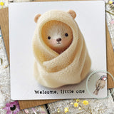 Beary Stories Greetings Card #38a Welcome Little One unisex