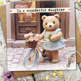 Beary Stories Greetings Card #49 Wonderful Daughter
