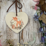 Sweet Little Ceramic Heart - No matter how much I say I love you, I always love you more than that
