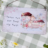Aluminium Sign - Little Mouse - These Are The Good Old Days