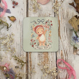 Cute Coaster - Mouse - Happy Days