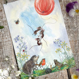 Postcard -The Balloon Goes Up - Molly Brett