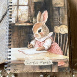A5 Spiral Bound Notebook - Little Notes Bunny