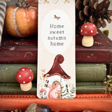Bookmark - Little Squirrel, Home Sweet Autumn Home