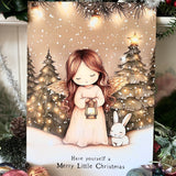 Christmas A4 Wooden Picture Board - Have Yourself A Merry Little Christmas