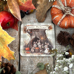 Cute Coaster - Hello Autumn Bunnies