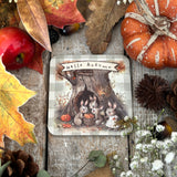 Cute Coaster - Hello Autumn Bunnies