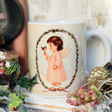 Christmas 11oz Ceramic Mug - Pink Angel